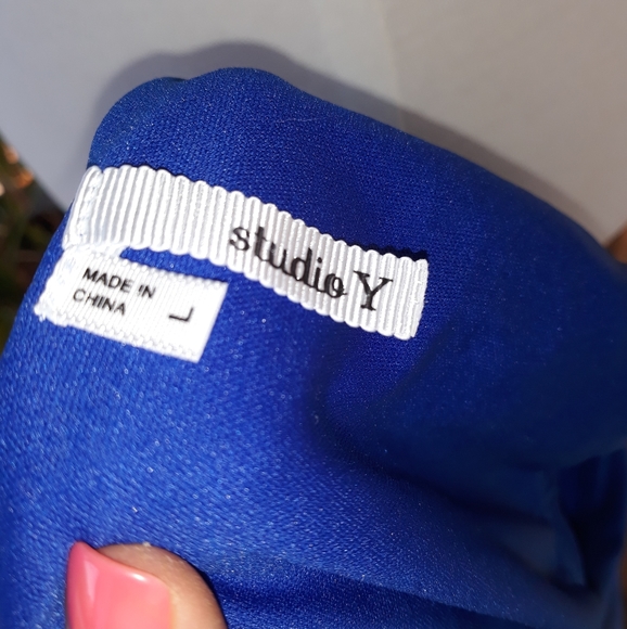 Studio Y Royal Blue Wiggle Dress - Picture 4 of 5